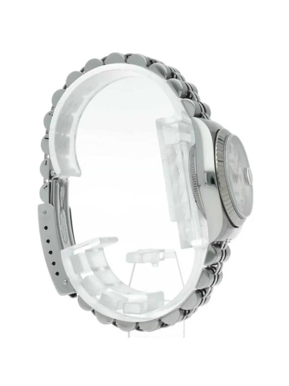 Rolex Datejust Watch Diamond Computer Dial Box 18k White Gold SS